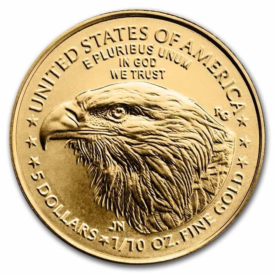 1 10 oz american gold eagle coin bu random year