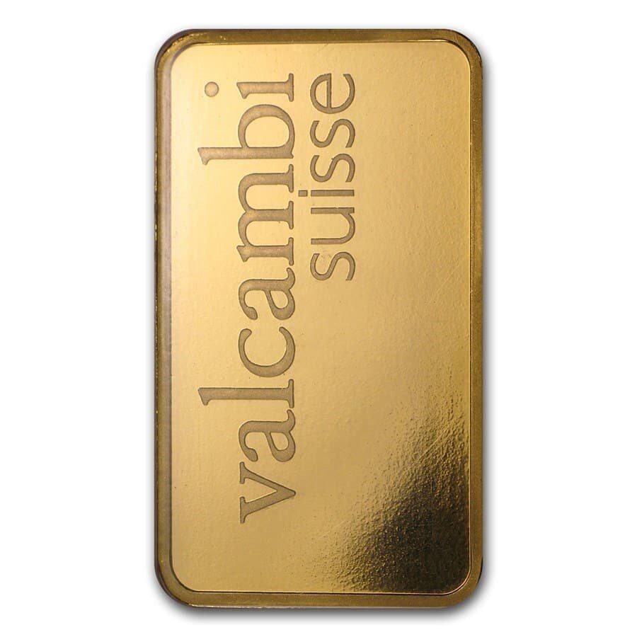 1 oz gold bar valcambi in assay 81534 a