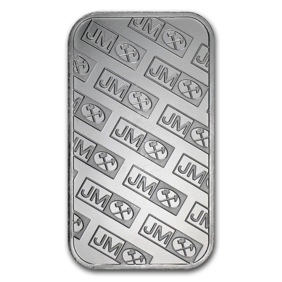 1 oz silver bar johnson matthey 68308 Rev