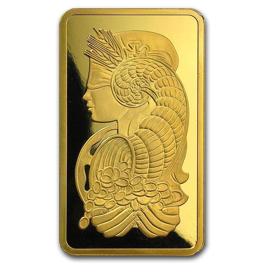 10 oz gold bar pamp suisse lady fortuna veriscan w assay 1