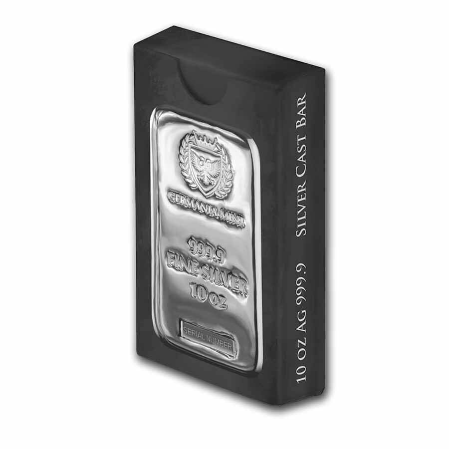 10 oz silver bar germania