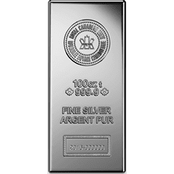 100 oz Silver Bars