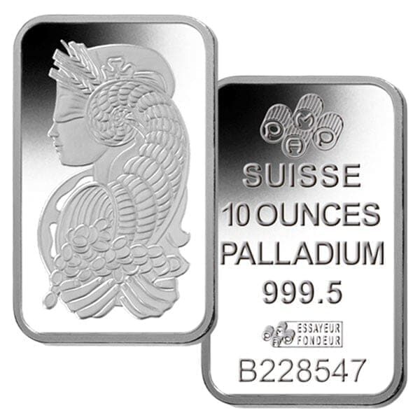 10oz palladium bars