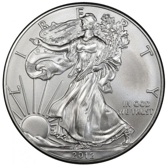 2012 silver eagle obverse