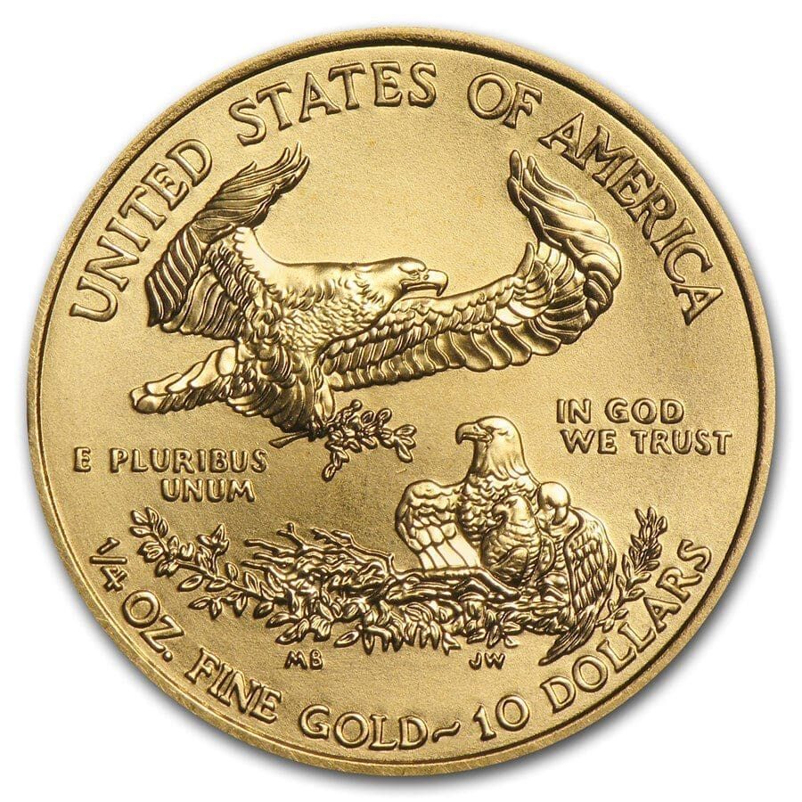 2018 1 4 oz american gold eagle bu 152853 Obv