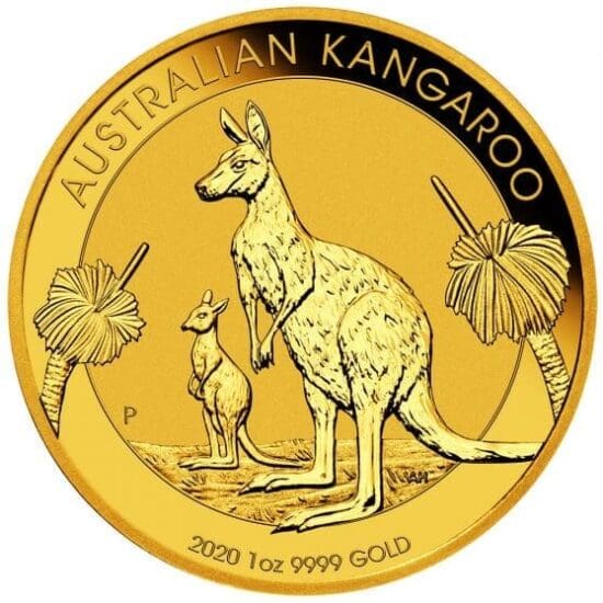 2020 1oz perth gold kangaroo coin