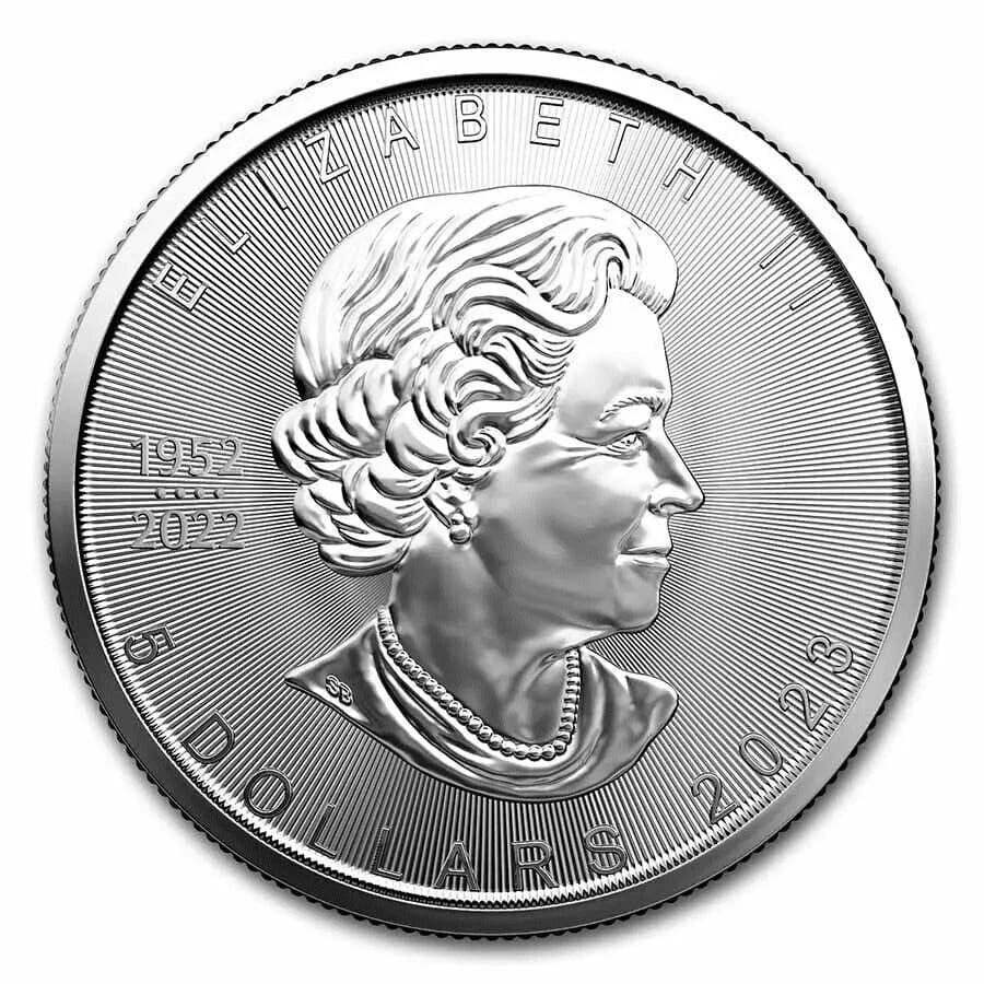 2023 Canadian Silver Maple Leaf 1 oz Front