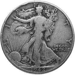 walker silver half dollar