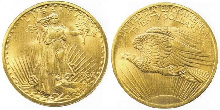Sell US Gold Coins 1907