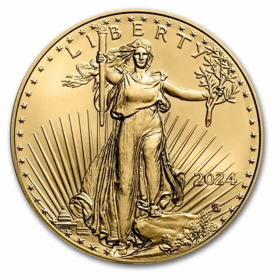 2024 1 4oz gold front