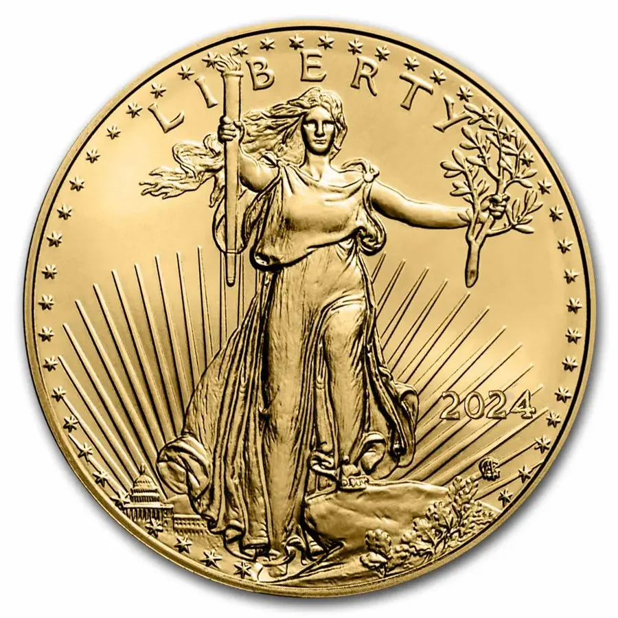 2024 1oz american gold eagle front