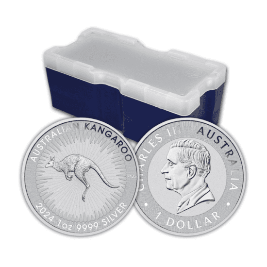 2024 Australian Silver Kangaroo 250 Coin Monster Box