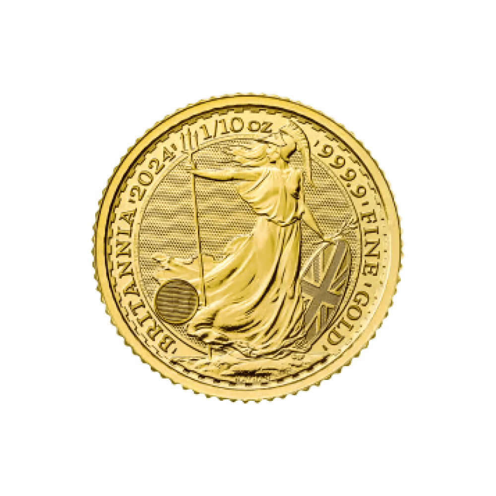 2024 British Gold Britannia King Charles 110oz 02