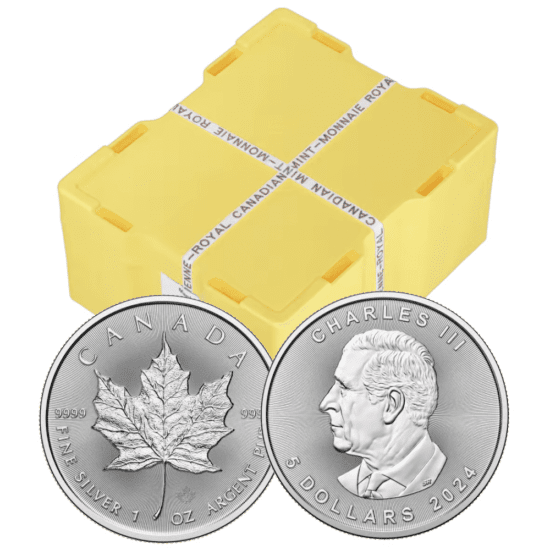 2024 Canadian Silver Maple Leaf 500 Coin Monster Box