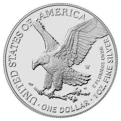 2024 silver eagle 1oz back