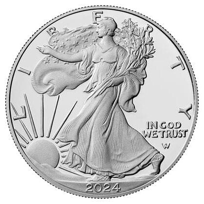 2024 silver eagle 1oz front